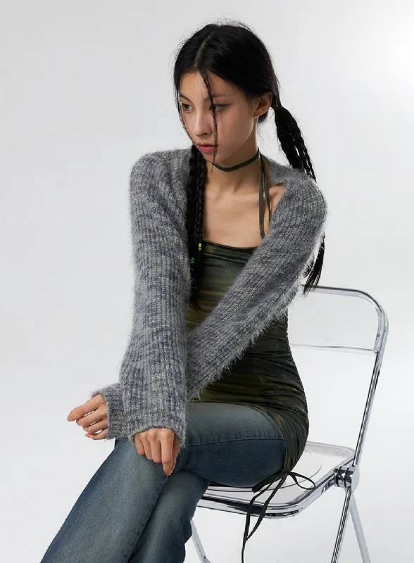 Chunky Knit Bolero IS327Knitted Fine