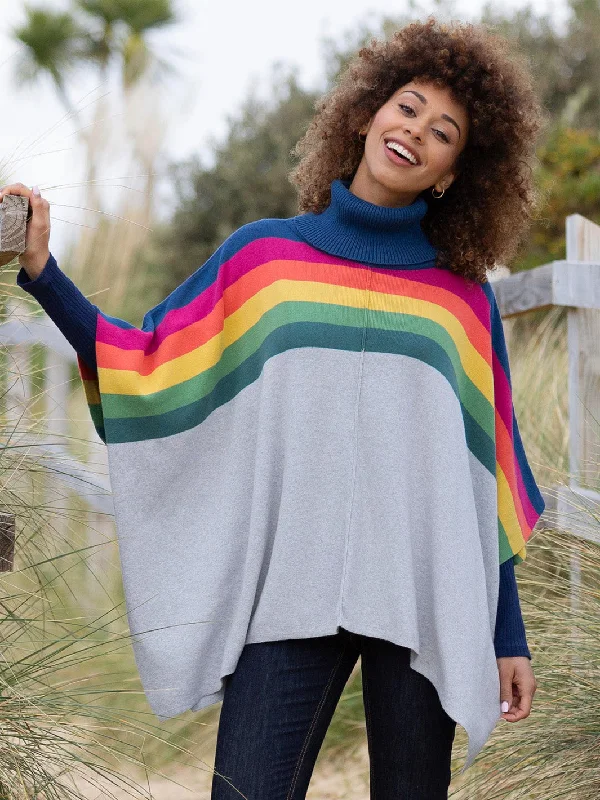 Poole knit ponchoKnit Lightweight