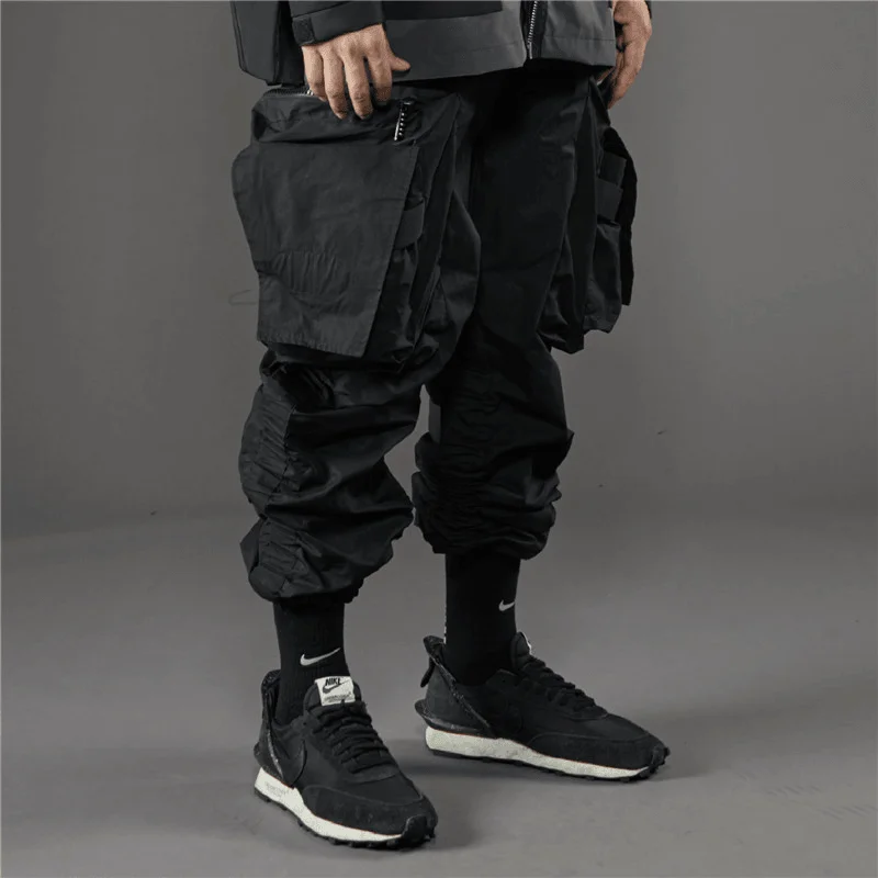 Casual Pants Men'S Fall Winter Functional Wind Loose OverallsJeans