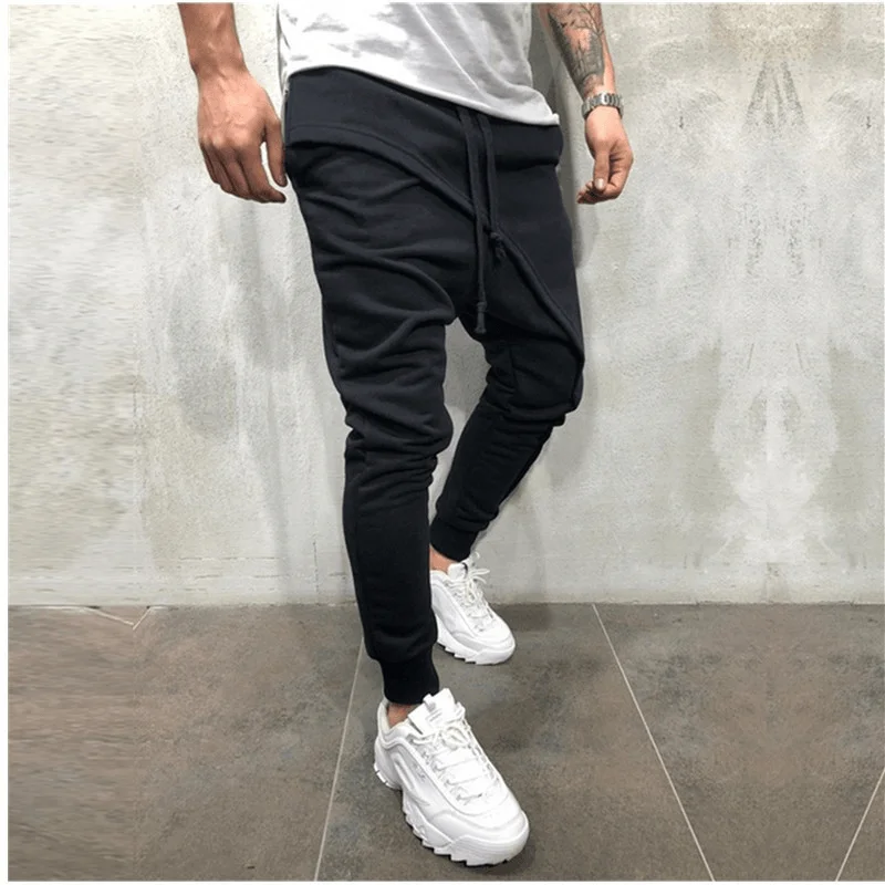 Jogging Pants Hip Hop Jogging Pants Slim Casual Sports Drawstring Pants MenShorts