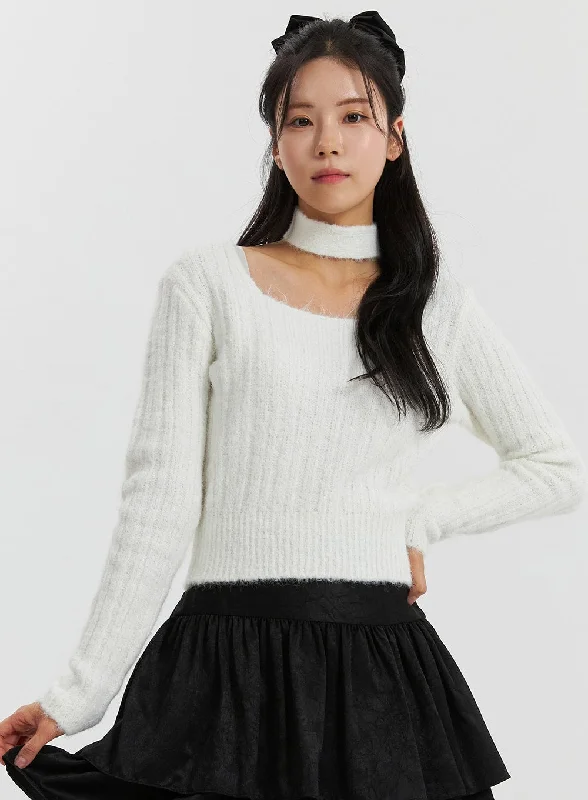 Soft Square Neck Sweater OD318Knitted Jumper