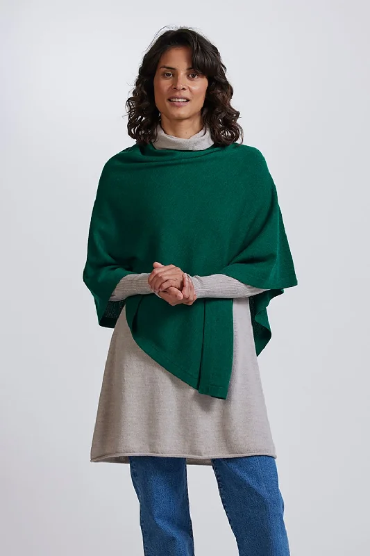 Royal Merino - RM2270 Asymmetric PonchoKnit Round Neck