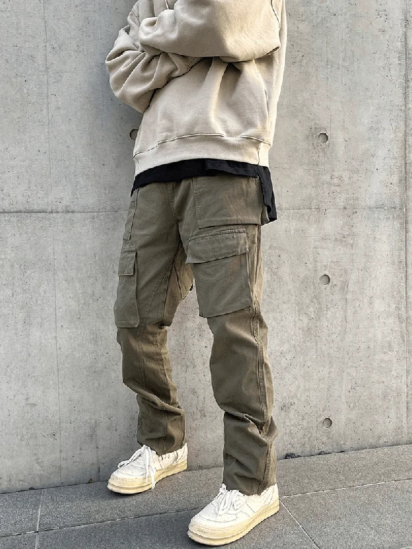 Multi-Pocket Cannonball Cargo PantsDrawstring Pants