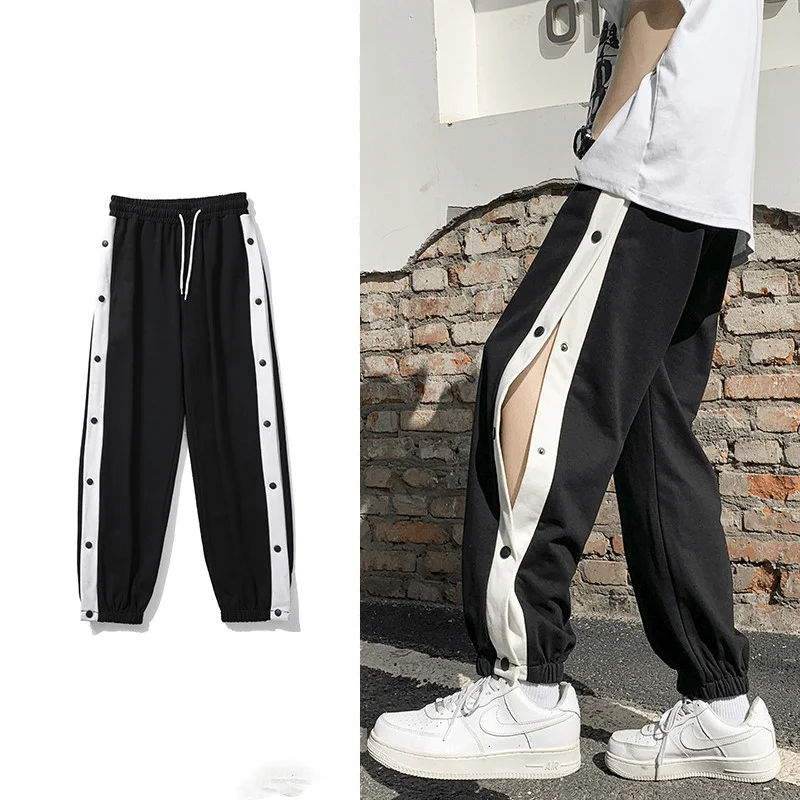 Breasted Sports Casual Pants Women'S Summer Thin Loose-Fitting FeetSweatpants