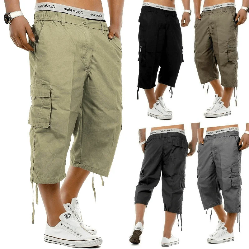 Summer Men'S 7-Point Multi-Pocket Military Pants Cross-Border MenAnkle Pants