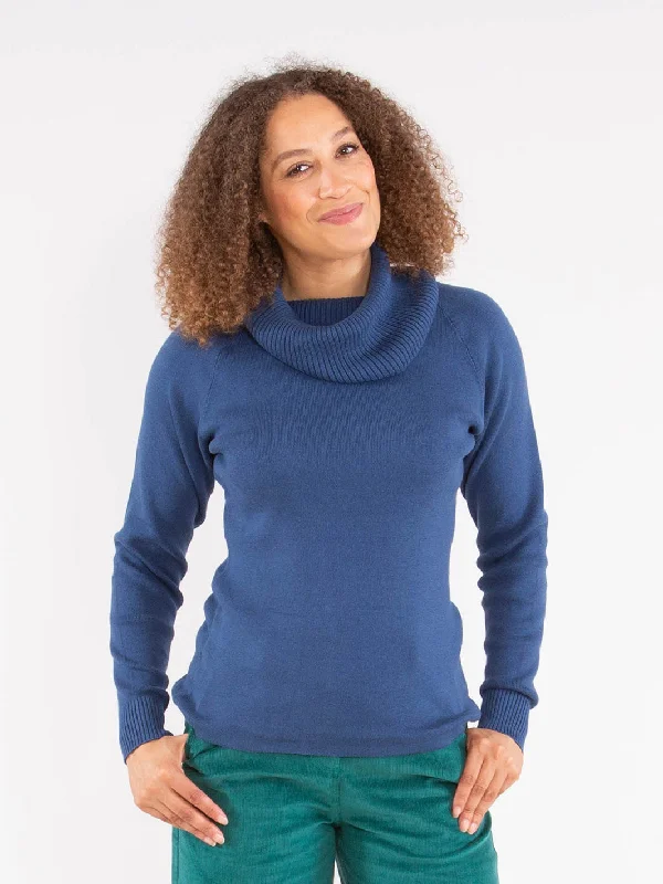 Luscombe knit jumper soft navyKnit Winter