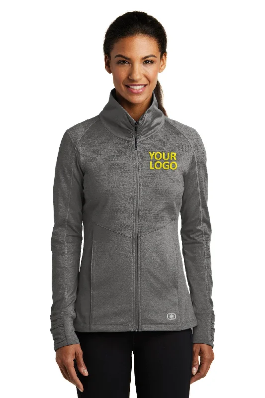 WindbreakersOGIO ENDURANCE Ladies Sonar Custom Jackets, Track Grey Heather