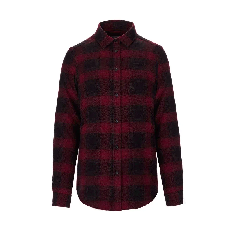 S04506 - Cabin - Ladies Brushed Flannel ShirtAsymmetrical Shirts