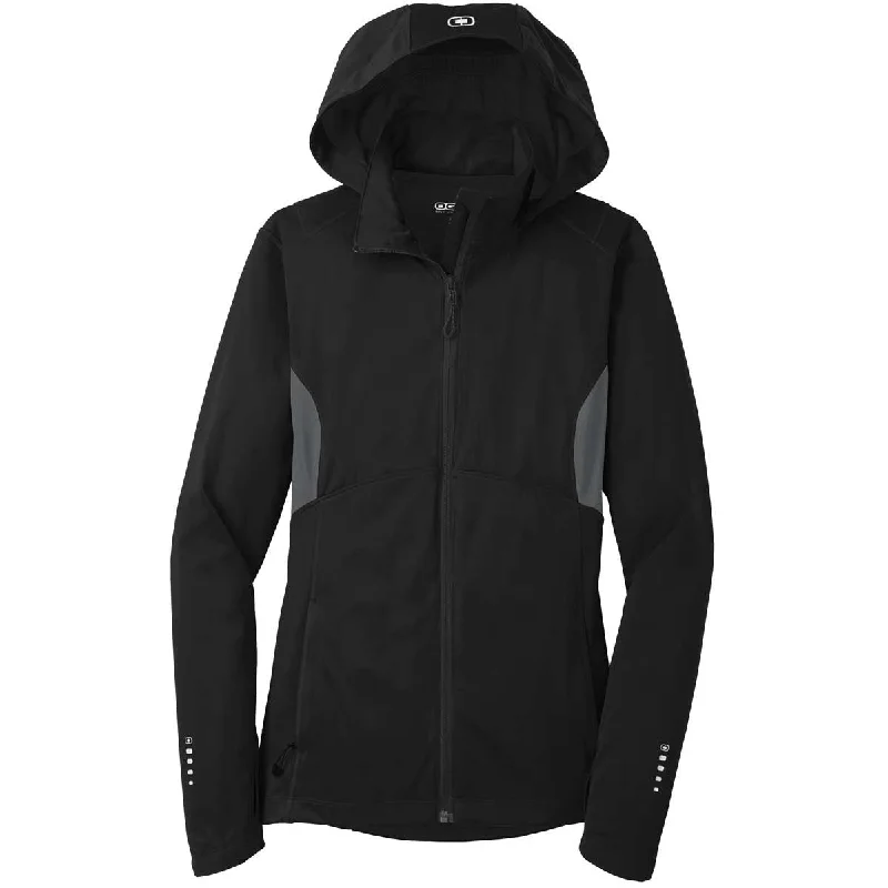 Hunting JacketsOGIO Endurance Women's Blacktop/Gear Grey Pivot Soft Shell