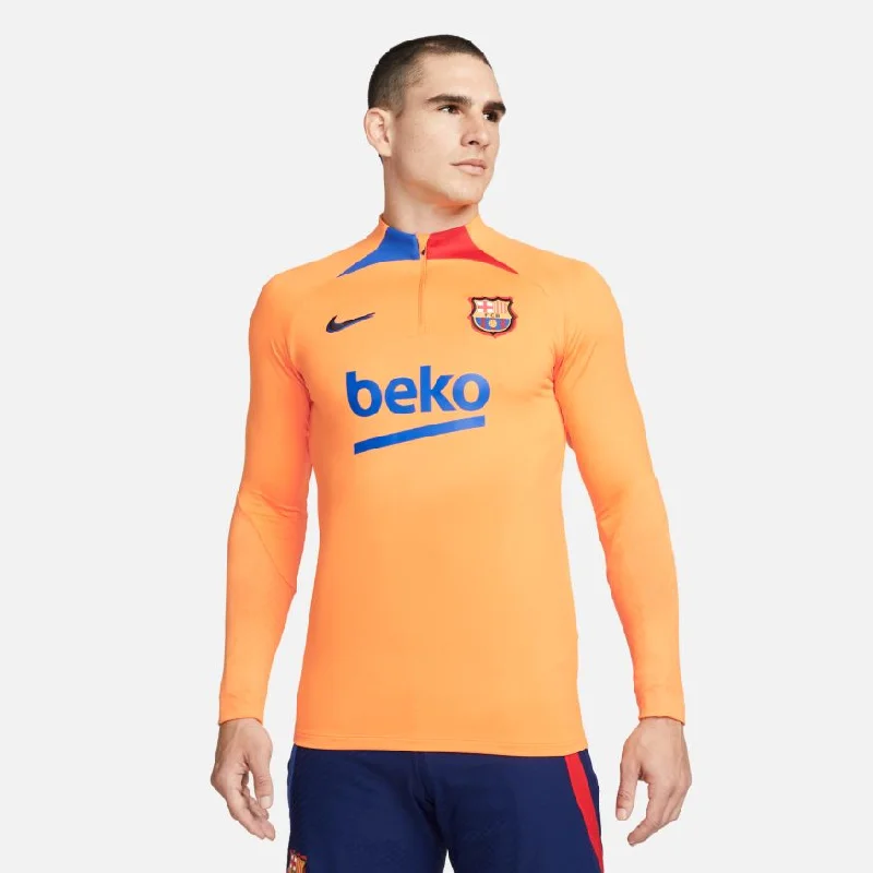 Field JacketsNike Men's FC Barcelona Strike Dri-FIT Soccer Drill Top-Vivid Orange