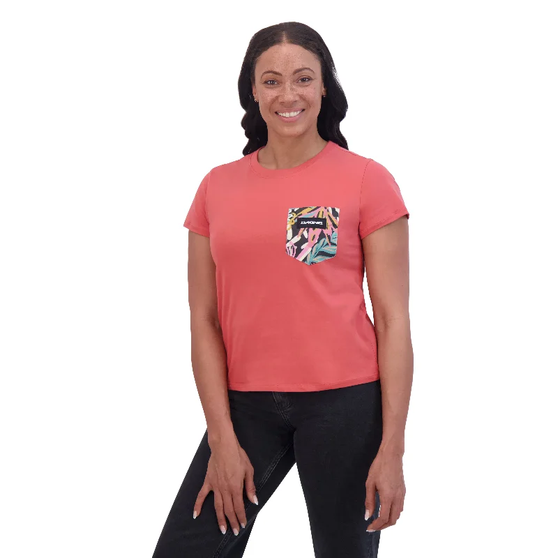 Pocket Tee Women's - Mineral RedSkateboard T-Shirts