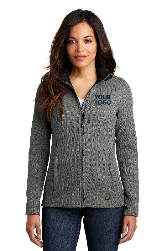 Lounge JacketsOGIO Ladies Grit Customized Fleece Jackets, Gear Grey