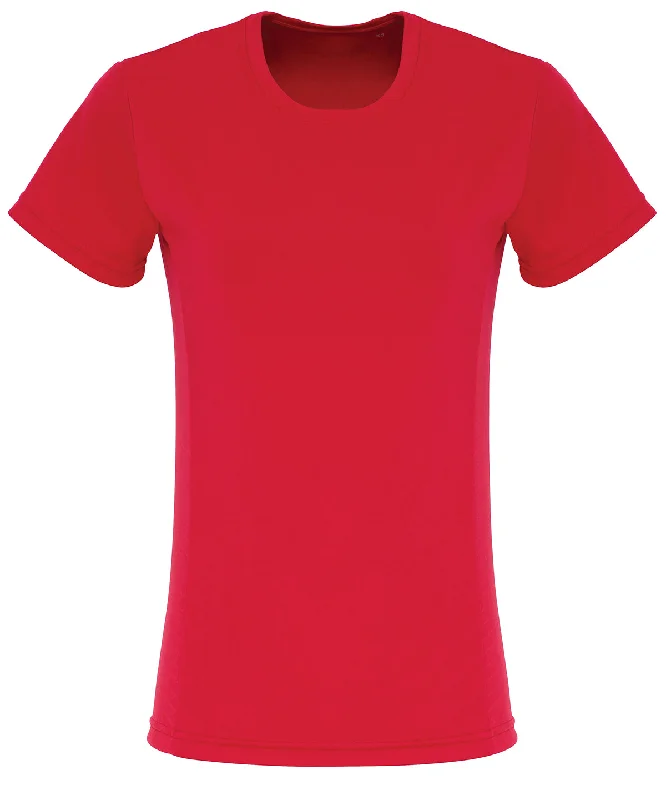 Insulated JacketsFire Red - Women's TriDri® embossed panel t-shirt