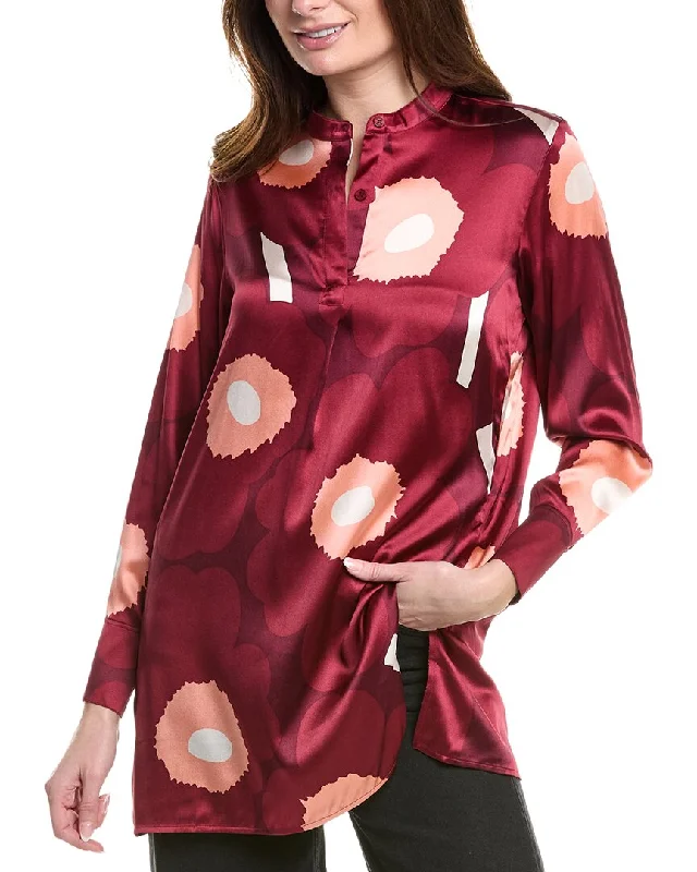 Marimekko Tiina Silk-Blend BlouseCultural Shirts