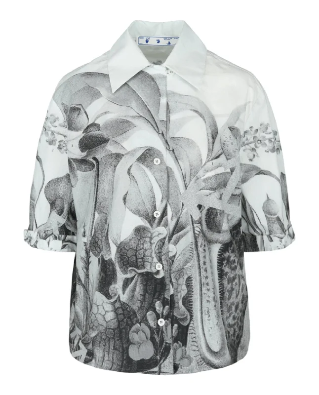 Botanical Bowling ShirtSheer Shirts