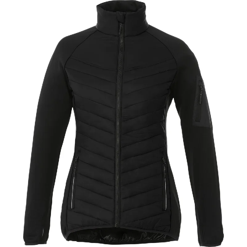 Cultural JacketsElevate Women's Black Banff Hybrid Insulated Jacket