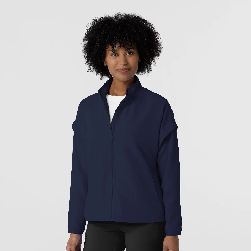 Reflective JacketsWomen's BreezeBreaker Scrub Jacket - Navy