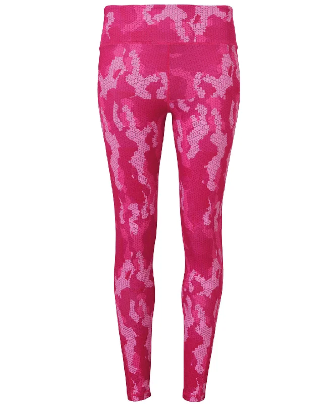 Retro JacketsCamo Hot Pink - Women's TriDri® performance Hexoflage® leggings