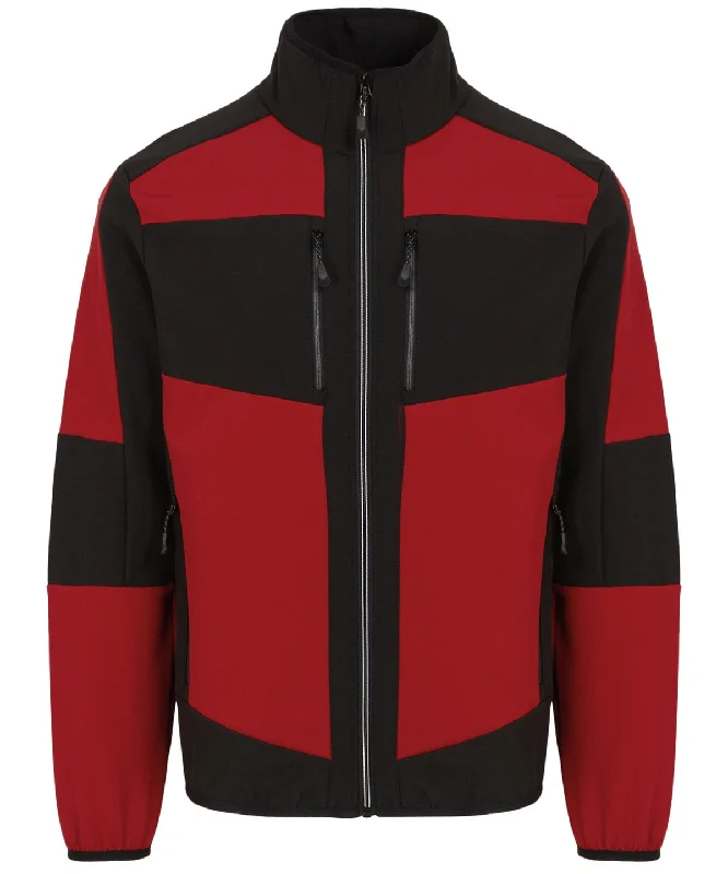 Hip-Hop JacketsClassic Red/Black - E-Volve unisex 2-layer softshell jacket