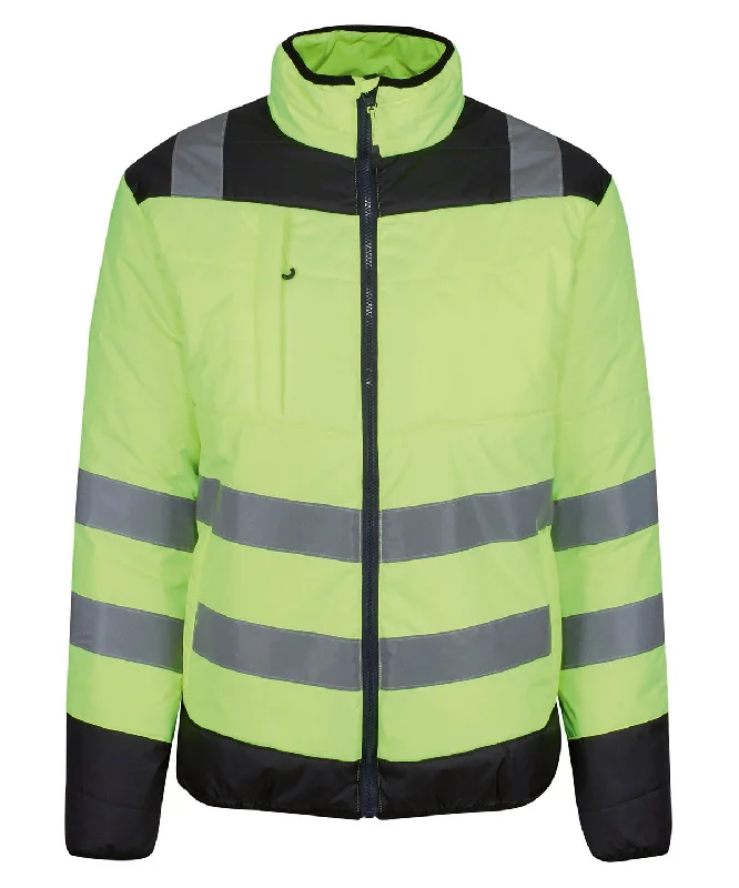 Bomber JacketsYellow/Navy - Pro hi-vis thermal jacket