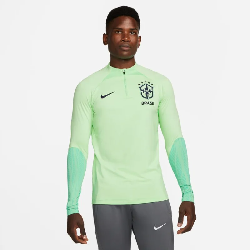 Hemp JacketsBrazil Strike Men's Nike Dri-FIT Knit Soccer Drill Top