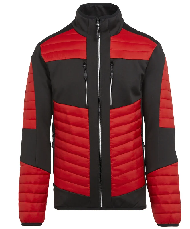 Artist JacketsClassic Red/Black - E-Volve unisex thermal hybrid jacket