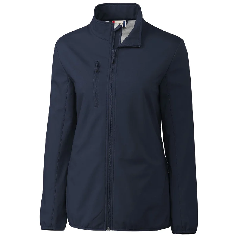 Lounge JacketsClique Women's Dark Navy Trail Softshell