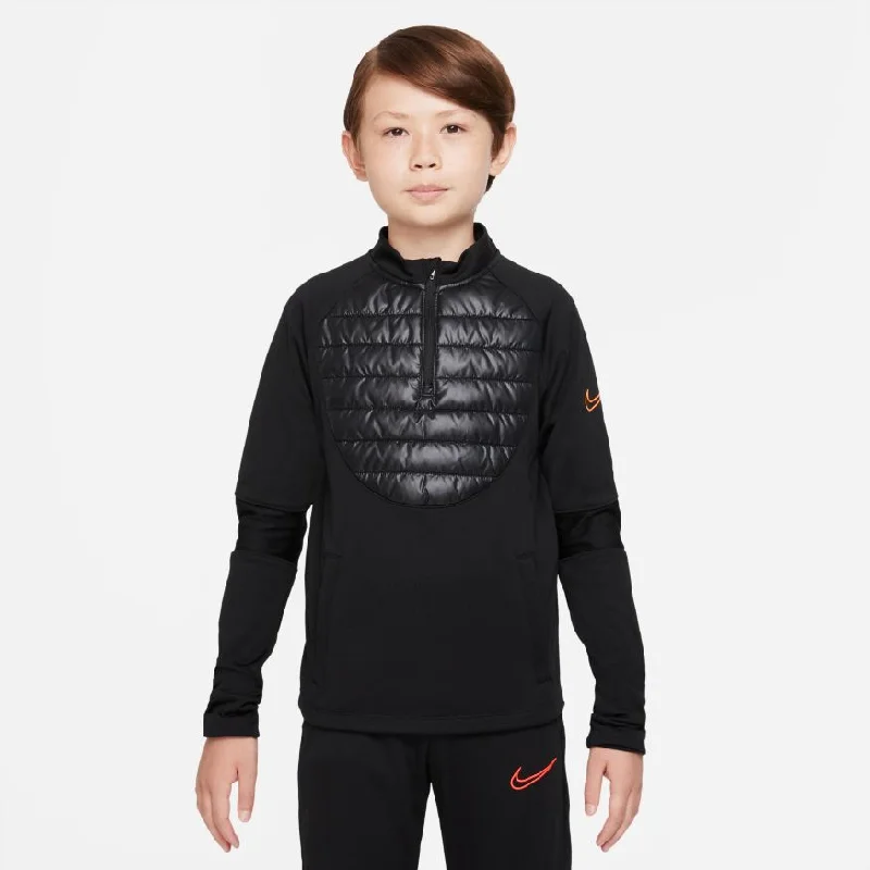 Streetwear JacketsNike Kid's Therma-FIT Academy Winter Warrior Soccer Drill Top-Black