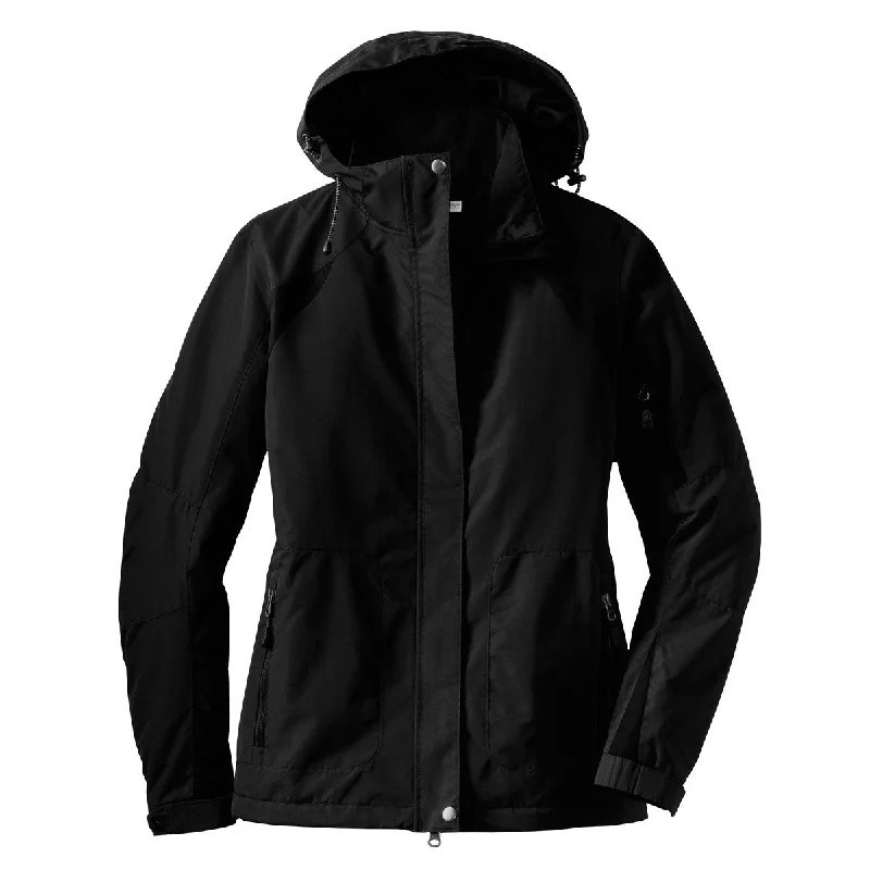 Snowboard JacketsPort Authority Women's Black All Season II Jacket