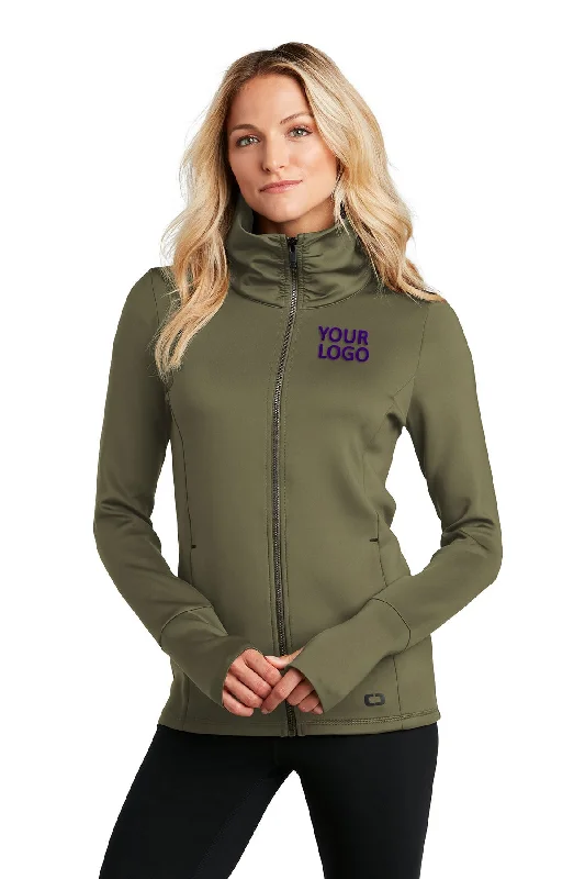 Collaborative JacketsOGIO ENDURANCE Ladies Modern Performance Branded Jackets, Deep Olive