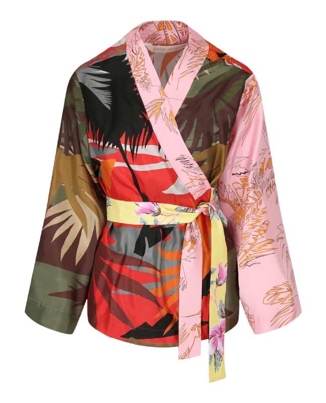 Mix Print Kimono ShirtLayered Shirts