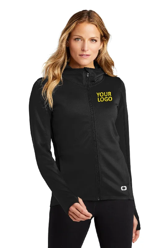 Hooded JacketsOGIO ENDURANCE Ladies Stealth Customized Jackets, Blacktop