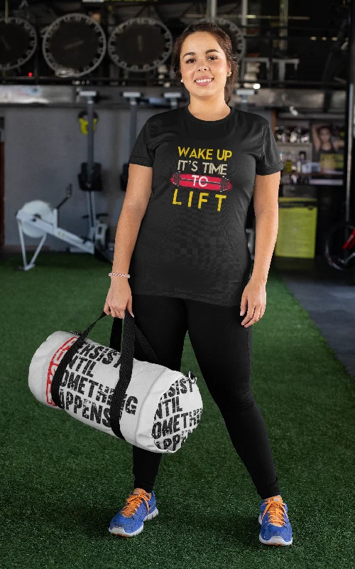 WAKE UP IT'S TIME TOO LIFT  HALF-SLEEVE T-SHIRTStreetwear T-Shirts