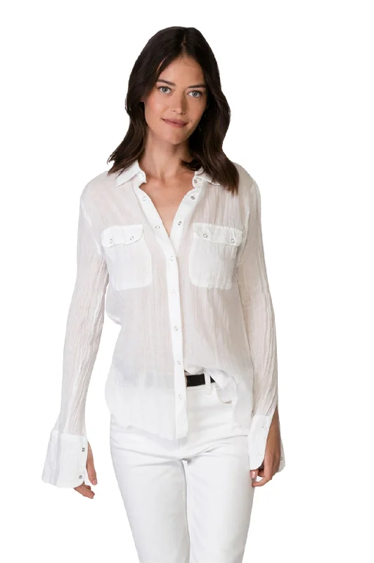 White Classic Gauze ShirtFloral Shirts