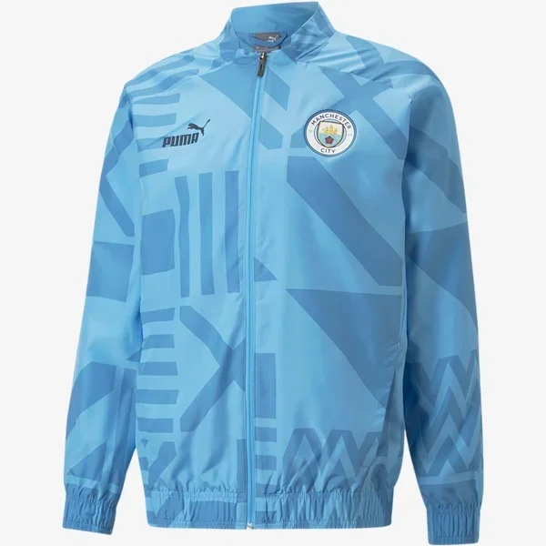 Sequined JacketsPuma Man City Pre match Men's Soccer Jacket 22/23