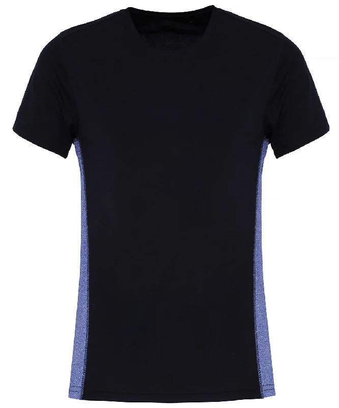 Embellished JacketsFrench Navy/Blue Melange - Women's TriDri® contrast panel performance t-shirt