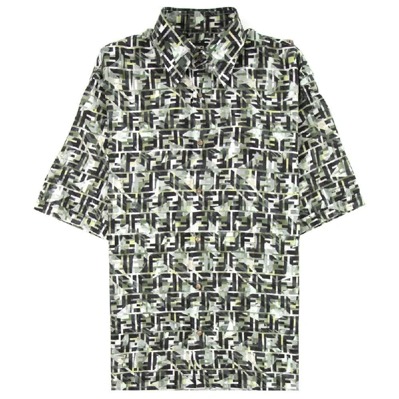 Fendi Camouflage FF Print ShirtThermal Shirts