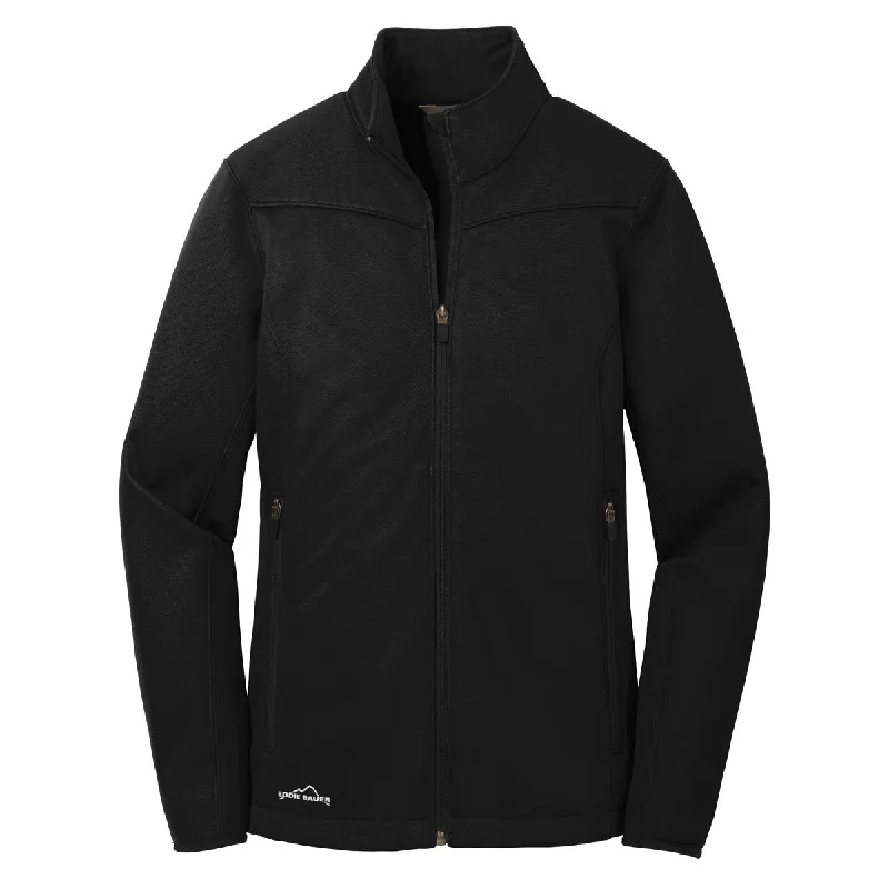 Performance JacketsEddie Bauer Women's Black Weather-Resist Softshell Jacket