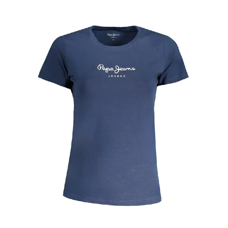 Pepe Jeans  Cotton Tops & Women's T-ShirtStriped T-Shirts