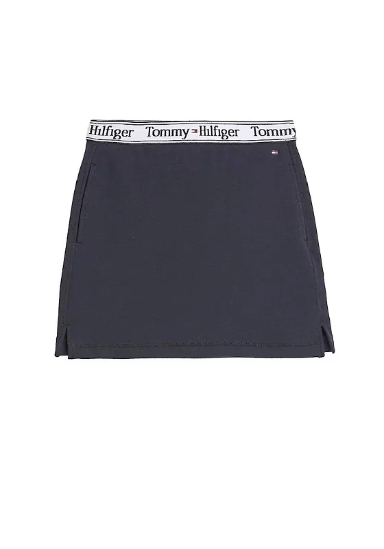 Lace SkirtTommy Hilfiger Boys Tape Logo Jersey Skirt, Desert Sky