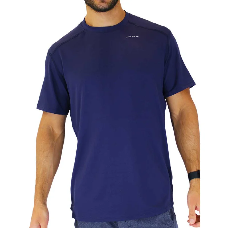 Logo Short Sleeve TopsMen's Versatex Canyon Short Sleeve Running Shirt - Navy