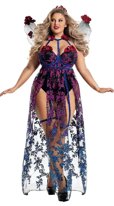 Women's outdoor topsPlus Size Dark Fairy Queen Costume