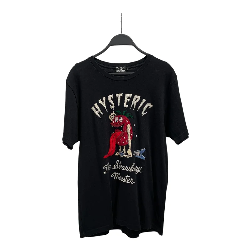 HYSTERIC GLAMOUR/T-Shirt/M/Black/Cotton/Graphic/02181CT03Longline T-Shirts