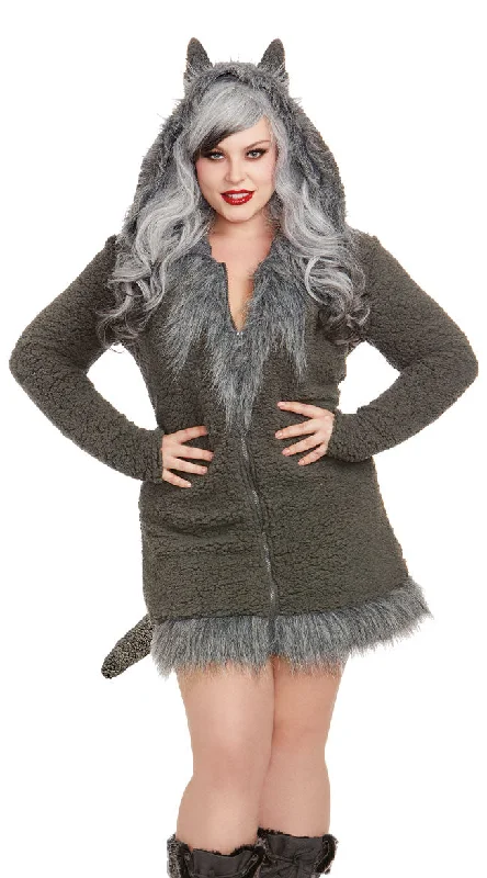 Fashionable plus size women's topsPlus Size Wild Wolf Costume