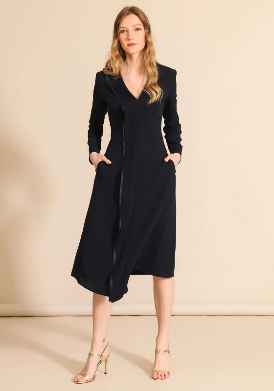 Reflective DressCaroline Kilkenny River Midi Dress, Navy