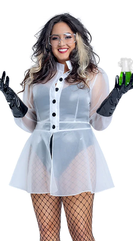 Large women's anti-static topsPlus Size Sexy Mad Scientist Costume