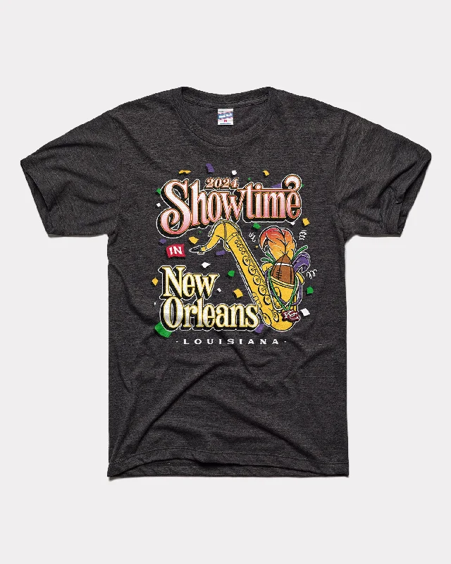 Showtime in New Orleans Black T-ShirtStatement T-Shirts