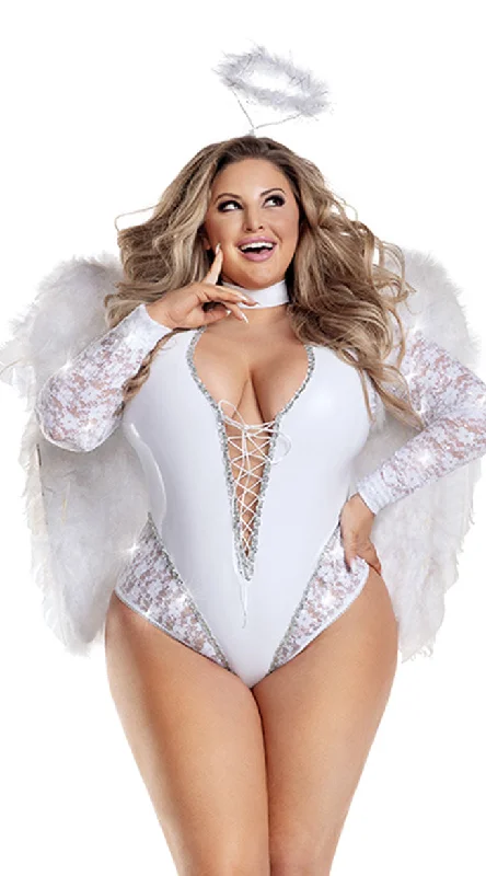 Knit ShirtPlus Size Sparkle Angel Costume