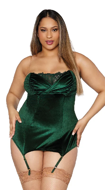 Women's thick topsPlus Size Velvet Desires Chemise