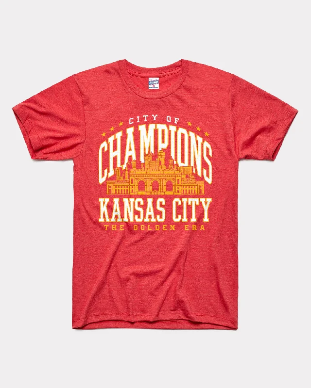 City of Champions Golden Era Red T-ShirtCollaborative T-Shirts